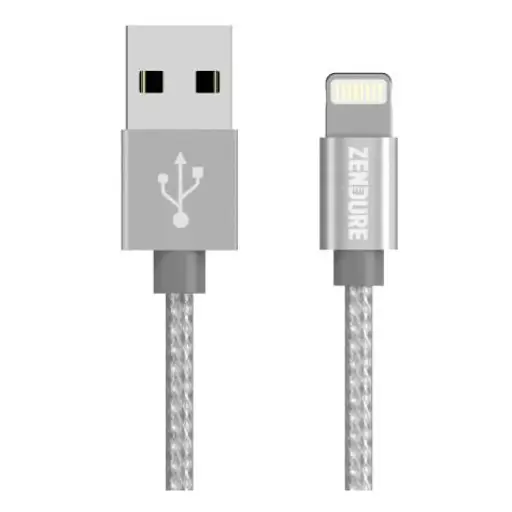 [ZDMC3-GY] Zendure Braided Aluminum Charge/Sync Lightning Cable 100cm