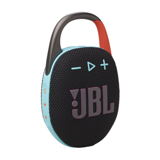 JBL Clip 5 Portable Bluetooth Speaker - Black & Orange