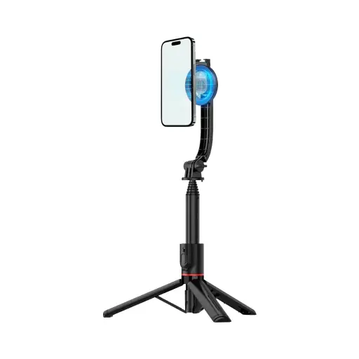 [GNMGSLFSTRBK] Green Lion Magselfie Selfie Stick Tripod - Black