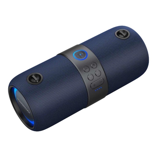 [PWCYPSPK-DKBU] Powerology Cypher Portable Stereo Speaker Blue