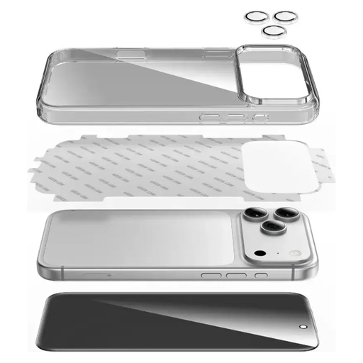Green Lion 4-in-1 Defender Pack for iPhone 17 Pro – Privacy