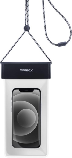 Momax - Waterproof Pouch Universal With Neck Strap Gray