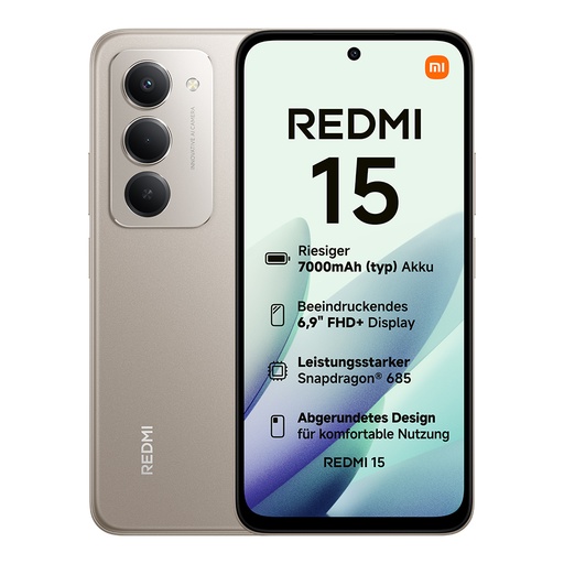 [25057RN09GGY] Redmi 15 5G 8/256GB Gray