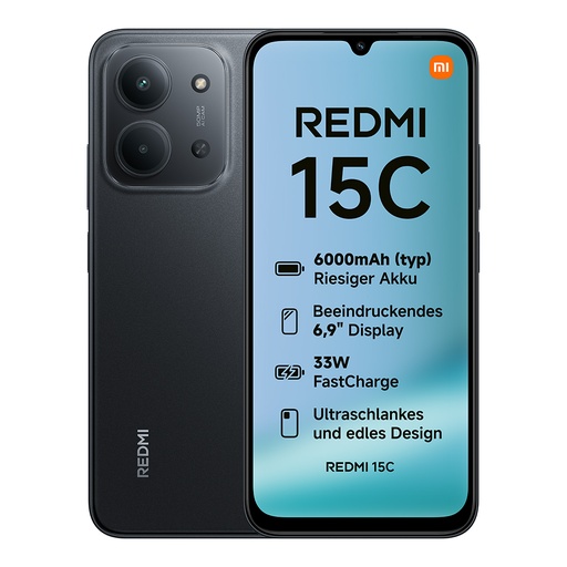 [MI15C8256BK] Redmi 15C 5G 8/256GB Black