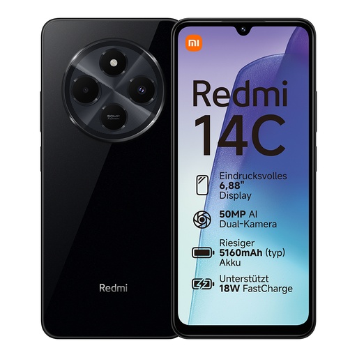 Redmi 14C 5G 4/128GB أسود