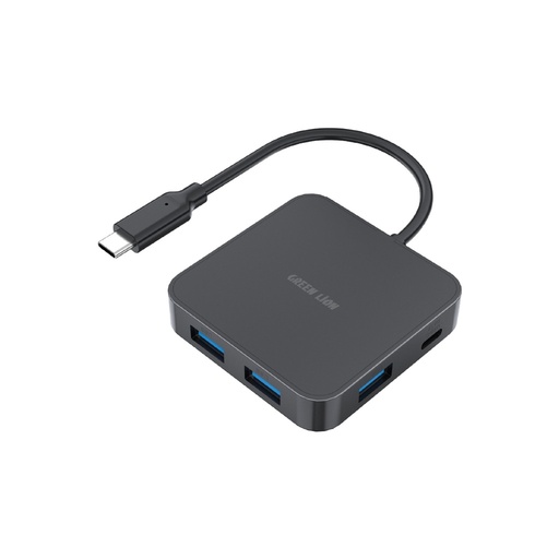 [GNGHUB7N1BK] Green Lion GHB-7 7 in 1 USB-C HUB - Black