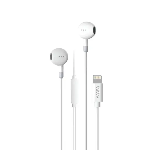 [PW-LTEP25-WH] Pawa Chords Lite Edition Stereo Earphone With Lightning Connector - White