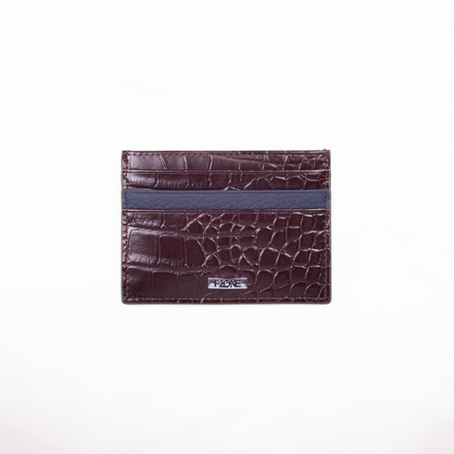 Fzone Leather Wallet Slim Card Holder - Coffee