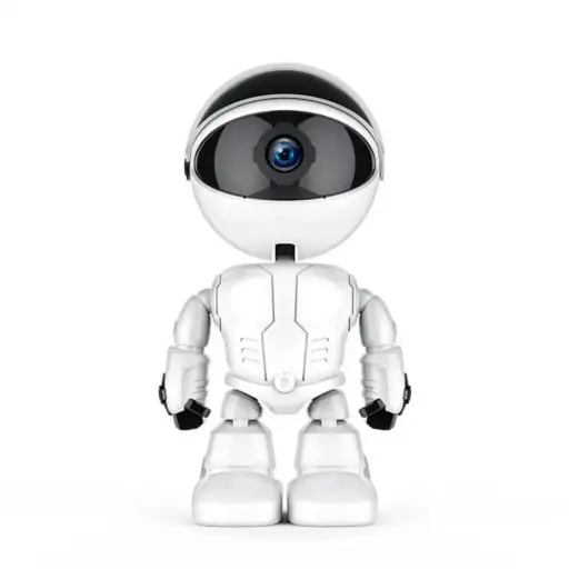 Smart Auto Tracking Camera Robot HD 1080P Cloud Auto Tracking White