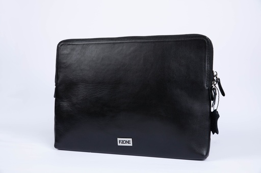 F-Zone Genuine Leather 13.3" iPad Case Black
