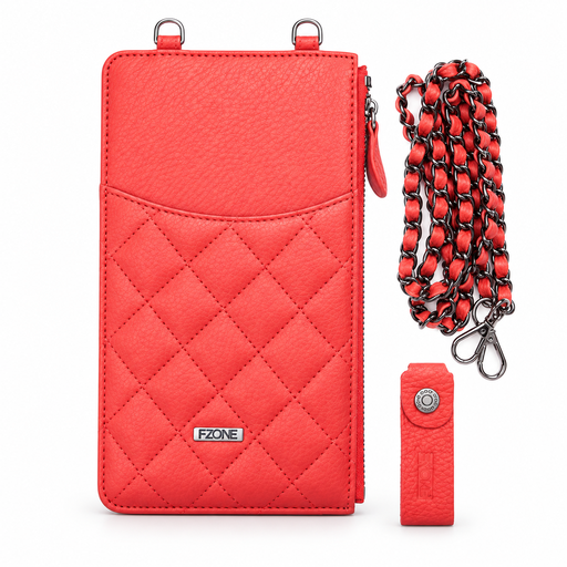 FZONE Leather Hand Bag Small – Red