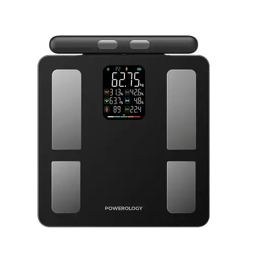 [P8EBSCALE] Powerology Advanced Precision Smart Scale - Black