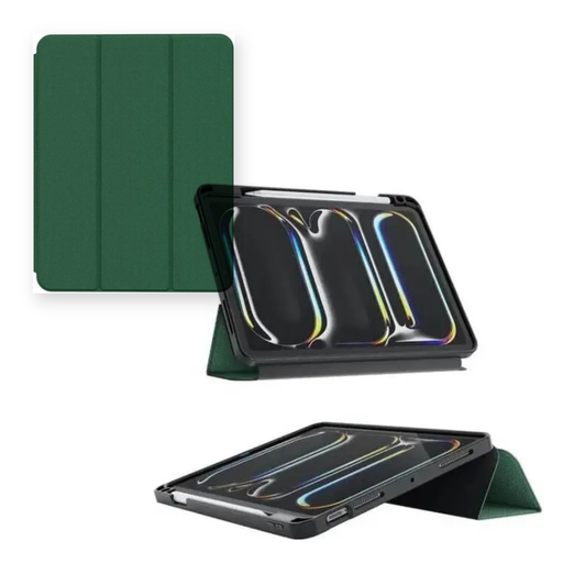 Green Lion Hogo Premium Case with Pencil Holder لـ iPad Pro11"/ Air10.9" – أخضر