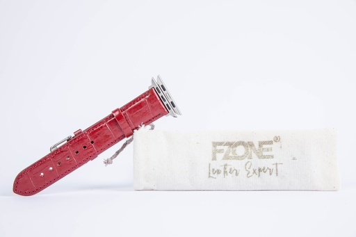 FZONE Leather Apple Watch Strap 44/45mm Coffee