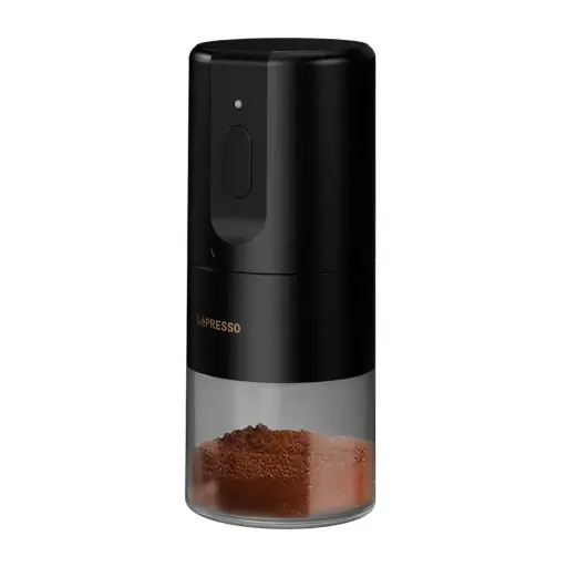 [LPCFFM0032] LePresso Portable Coffee Conical Grinder Espresso Machine - Black