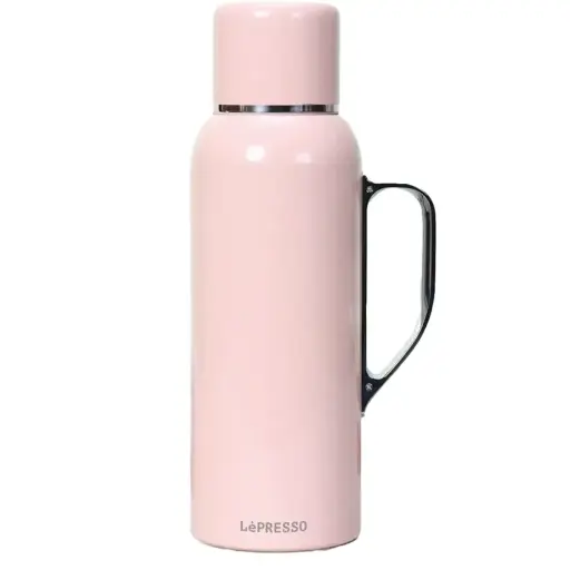 [LPCFFBTG0050PK] LePresso ThermoSense 850mL Stainless Steel Vacuum Insulated Bottle - Pink