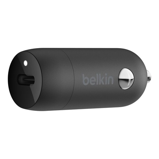 [CCA003BTBK] شاحن سيارة Belkin USB-C بقوة 20 وات أسود