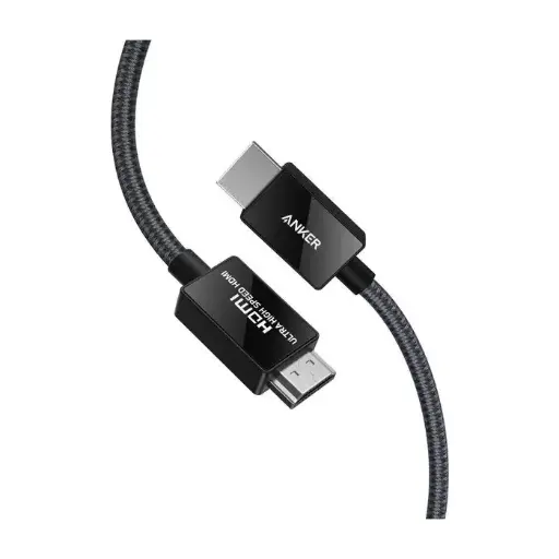 أنكر كابل HDMI 2.1 بدقة 8K بطول 6.6 قدم – أسود