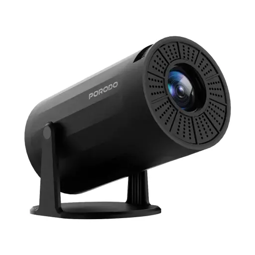 [PD-LFST102-BK] Porodo Wireless Mirroring Multi-Angle Projector - Black