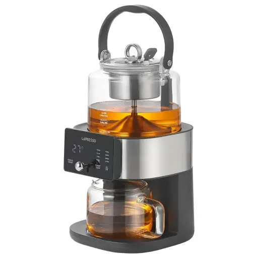 [LPCFFTCB0040BK] ماكينة تحضير الشاي والقهوة LePresso Brewfinity بشاشة رقمية - أسود