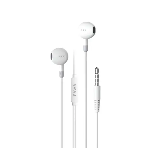 Pawa Chords Lite Edition Stereo Earphone With 3.5MM Connector - White