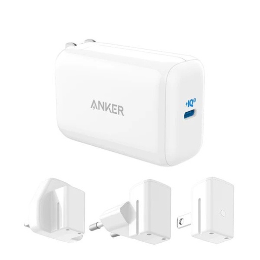 [A2712H11] Anker Powerport III 65W 3 Plug Version White