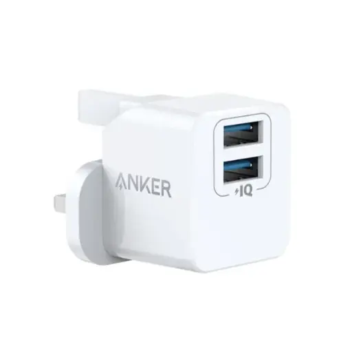 [A2620K12] Anker Power Port Mini Dual Port 12W Wall Charger