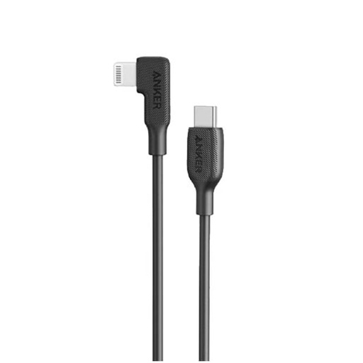 أنكر كابل من USB-C إلى لايتنينغ بزاوية 90 درجة
