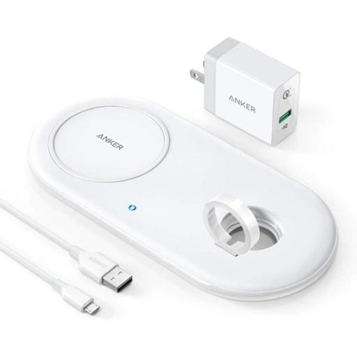 [B2570K21] Anker Powerwave+Pad With Watch Holder & Quick Charger 3.0 BK