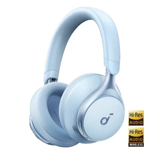 [A3035031.BL] Anker Soundcore Space One Wireless Over Ear Headphones - Sky Blue