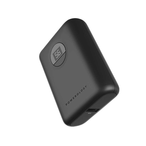 [PPBCHA04-BK] Powerology Ultra-Compact 10000 mAh Fast Charging Power Bank Black