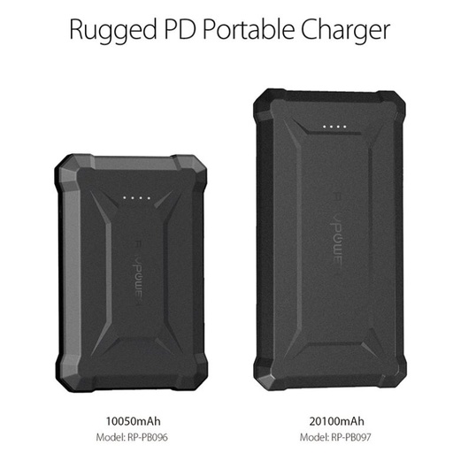 راف باور Rugged بنك طاقة محمول بتصميم متين ومقاوم للماء