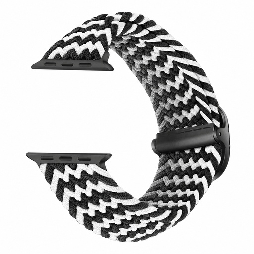 Viva Madrid Crisben Apple Watch Strap 42/44/45/46/49mm – Mono Black/White