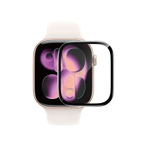 واقي شاشة Green Lion Watch 11 Guard HD لساعة Apple Watch Series 11 مقاس 46 مم - شفاف