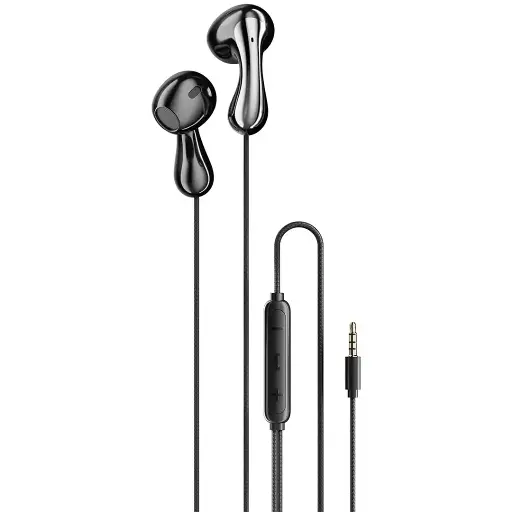 [PDWEC1BK] Porodo Soundtec Stereo Bass 3.5mm Wired Earphones - Black