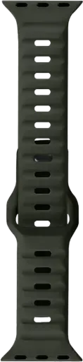 Pawa Lagos Premium Soft Silicon Straps 44/45/49mm - Ash Green