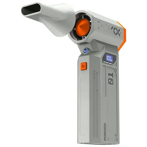 [PDMENGZ1GD] Porodo Rushjet Cordless Dust Blower with Turbo Speed - Gold/Orange
