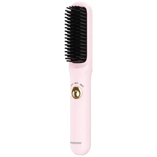 [PDBL118PK] Porodo Lifestyle Portable Hair Straightener - Pink