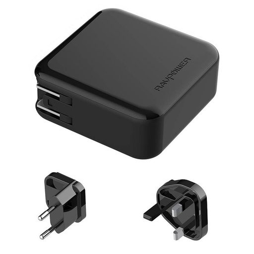[RP-PB101-BK] شاحن RAVPower RP-PB101-BK AC بسعة 5000 مللي أمبير - أسود