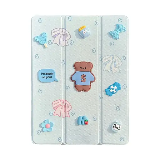 [GNKDIPADP13BL] Green Lion GK-10 Kids Leather Case for iPad Pro 13" (M4/M5) - Blue