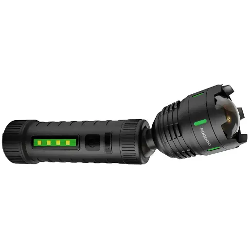 [PDLSTL2220] Porodo Lifestyle Orbit Multi-Color Laser Torch with Power Bank Function - Black