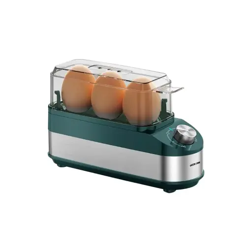 [GNTRIOEGGGN] Green Lion Trio Egg Cooker - Green