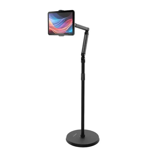 [PD-HSM20-BK] Porodo Phone & Tablet Floor Stand - Black