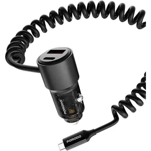 Porodo 110W Car Charger - Black