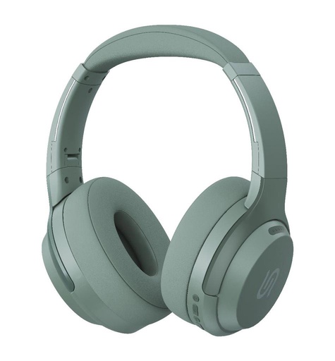 [PD-STWLEP011-GN] Porodo Soundtec Eclipse Wireless Over-Ear Headphone - Green