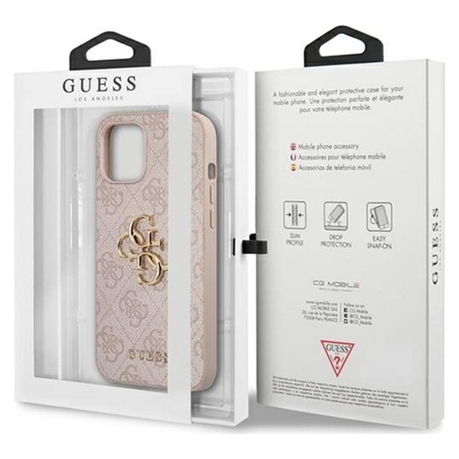 Guess PU 4G Big Metal Logo Hard Case Iphone/12 Pro