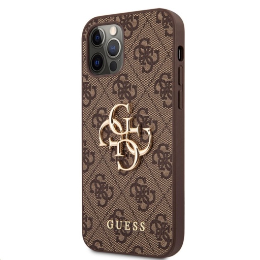 Guess PU 4G Big Metal Logo Hard Case Iphone/12 Pro