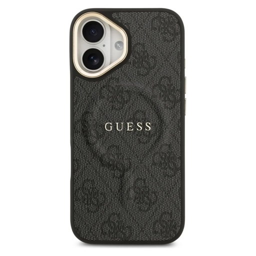 Guess PU Leather 4G MagSafe Case for Apple iPhone 17 Black