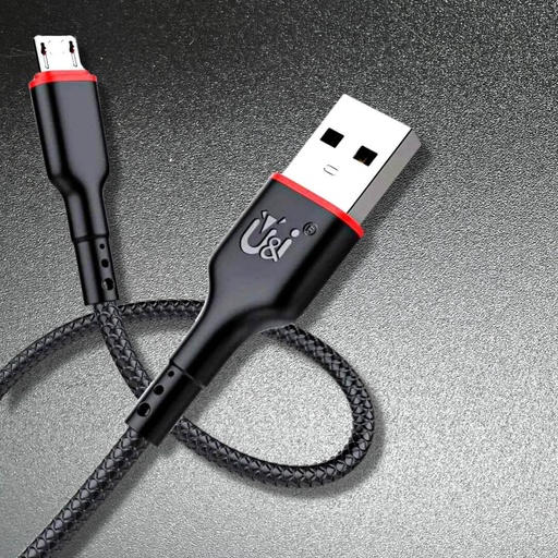 U&I كابل USB إلى مايكرو USB بقدرة 25 واط