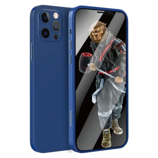 Green Lion 360° Carcasa 3D Glass + PC Case for iPhone 12 Pro ( 6.1 " ) – Dark Blue